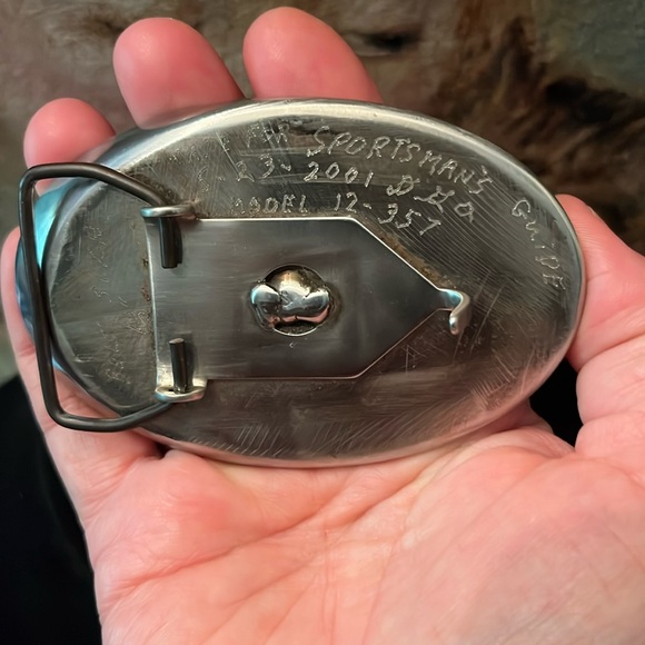 Spinning Revolving Belt Buckle Magnum Handcrafted 2001 - Picture 5 of 6